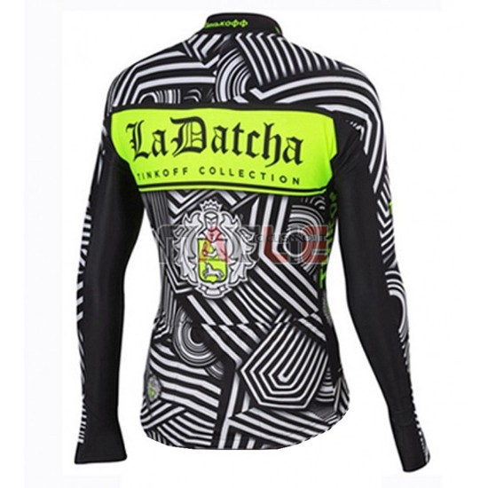 Maglia Tinkoff manica lunga 2016 nero e verde